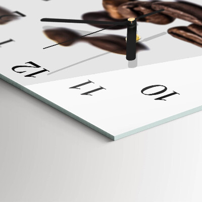 Reloj de vidrio Granos de café