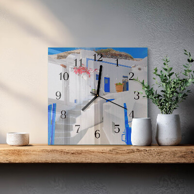 Reloj de vidrio Santorini