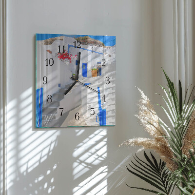 Reloj de vidrio Santorini