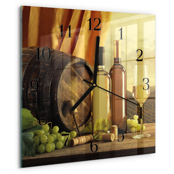 Reloj de vidrio Barril de vino