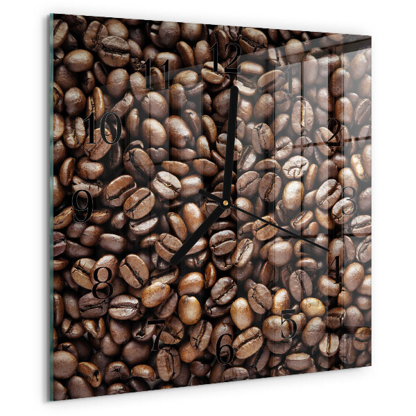 Reloj de vidrio Granos de café