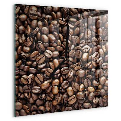 Reloj de vidrio Granos de café