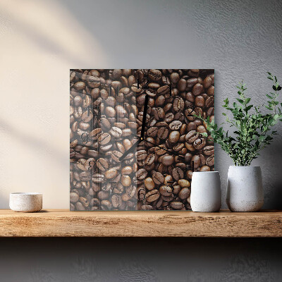 Reloj de vidrio Granos de café