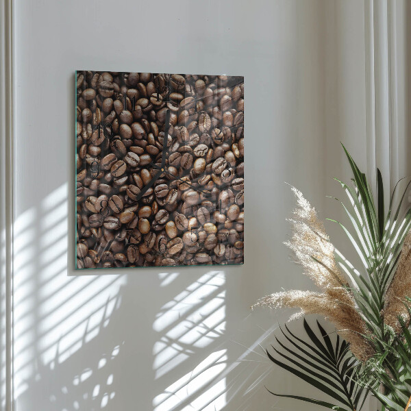 Reloj de vidrio Granos de café
