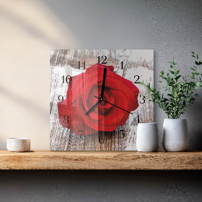 Reloj de vidrio Rosa