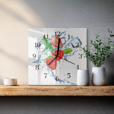 Reloj de vidrio fresas