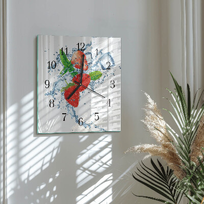 Reloj de vidrio fresas