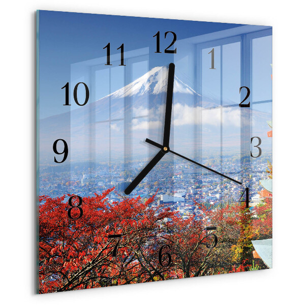 Reloj de vidrio Montaña