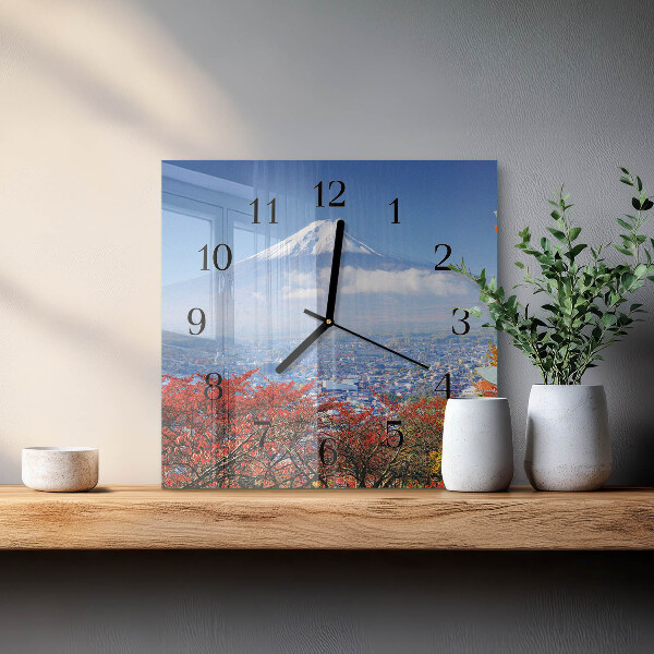 Reloj de vidrio Montaña