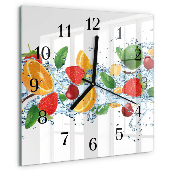Reloj de vidrio Fruta