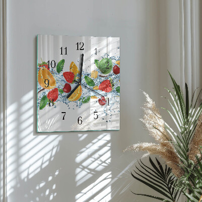 Reloj de vidrio Fruta