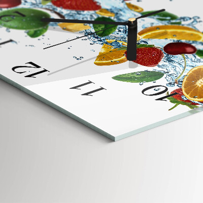 Reloj de vidrio Fruta