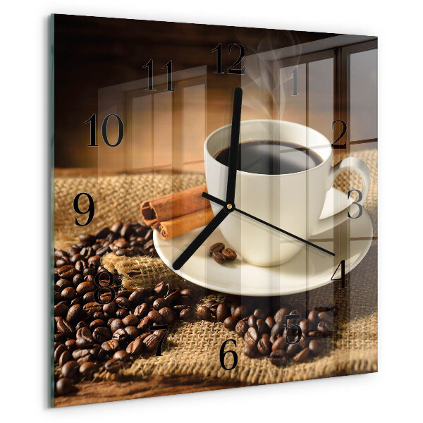Reloj de vidrio Café