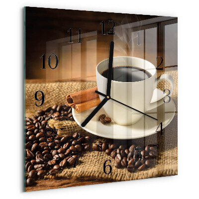 Reloj de vidrio Café