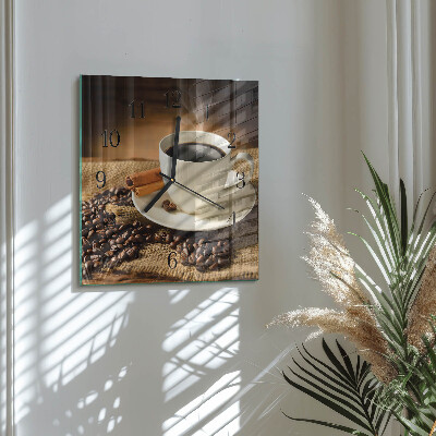 Reloj de vidrio Café