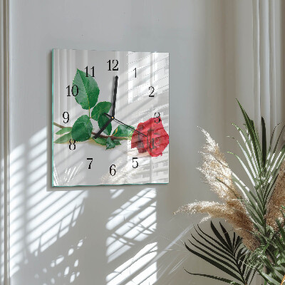 Reloj de vidrio Rosa