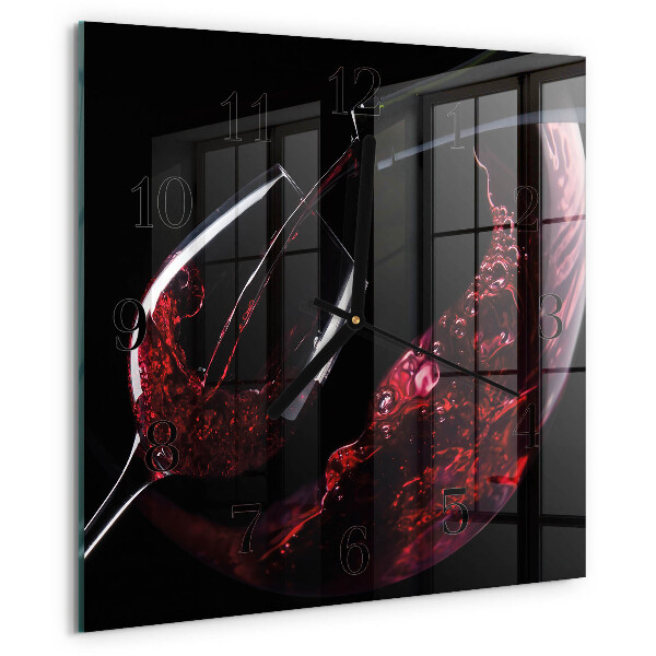 Reloj de vidrio Vino
