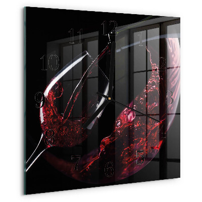 Reloj de vidrio Vino
