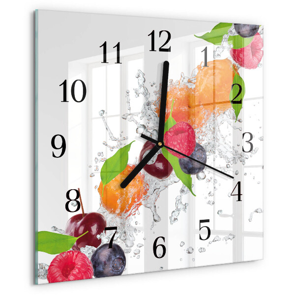 Reloj de vidrio Fruta