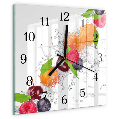 Reloj de vidrio Fruta
