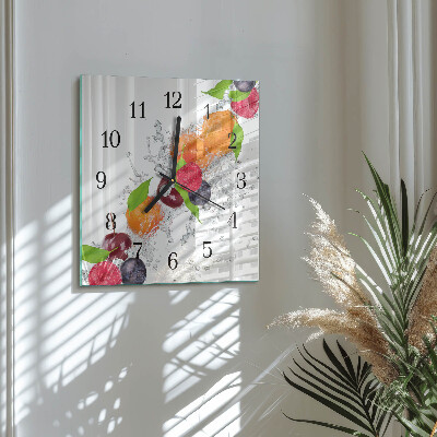 Reloj de vidrio Fruta