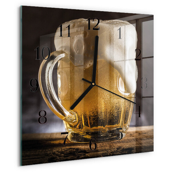 Reloj de vidrio Cerveza