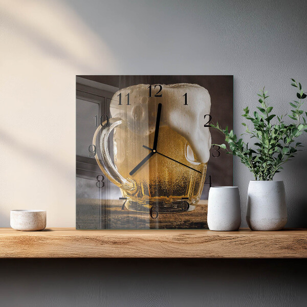 Reloj de vidrio Cerveza