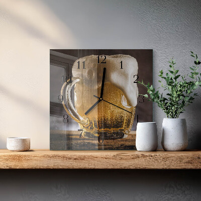 Reloj de vidrio Cerveza