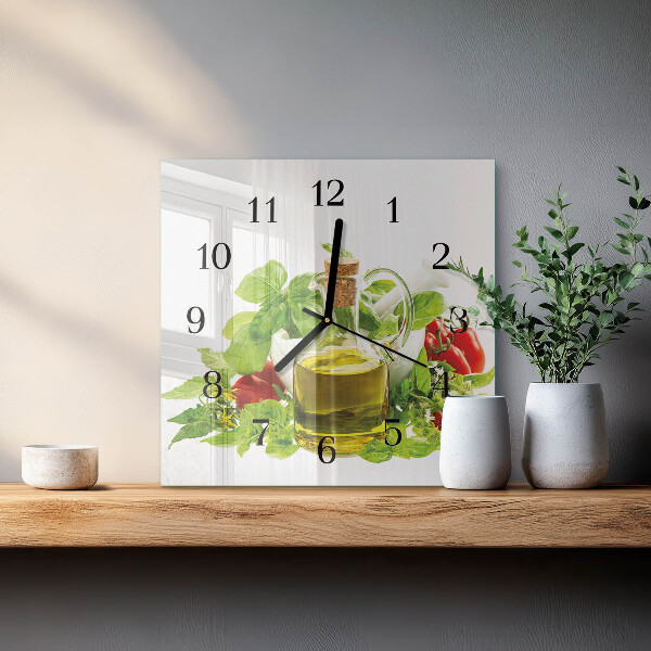 Reloj de vidrio Aceite de albahaca