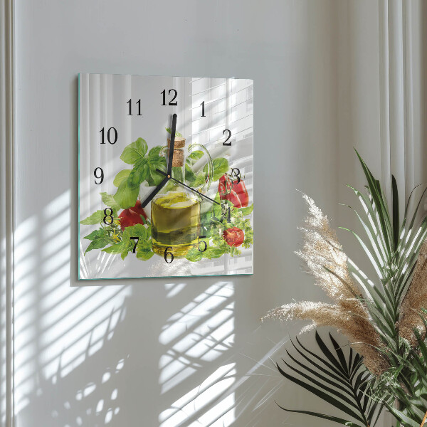 Reloj de vidrio Aceite de albahaca
