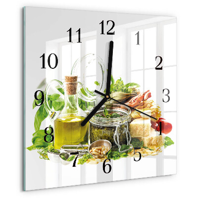 Reloj de vidrio Pasta con aceite