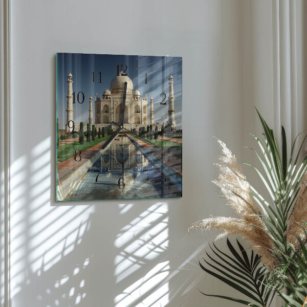 Reloj de vidrio Taj Mahal