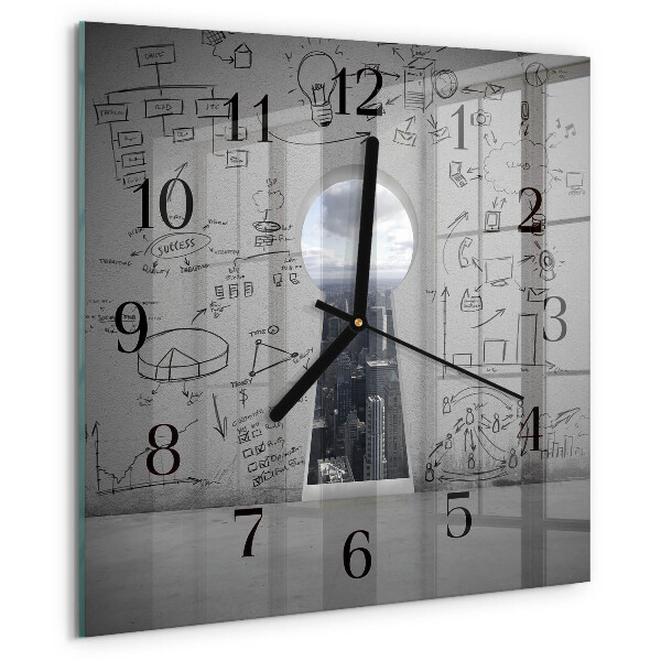 Reloj de vidrio Ojo de cerradura