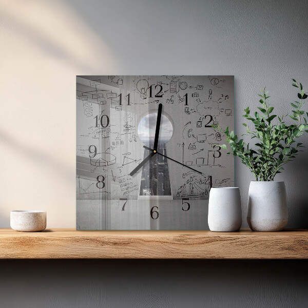 Reloj de vidrio Ojo de cerradura