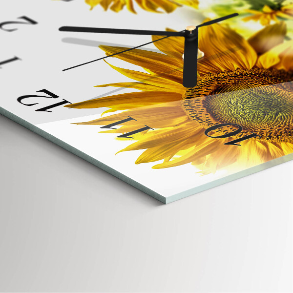Reloj de vidrio Girasol