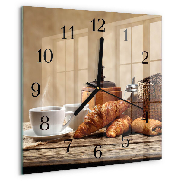 Reloj de vidrio Croissants