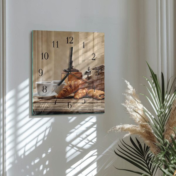 Reloj de vidrio Croissants