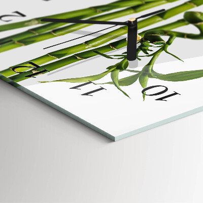 Reloj de vidrio Bambú