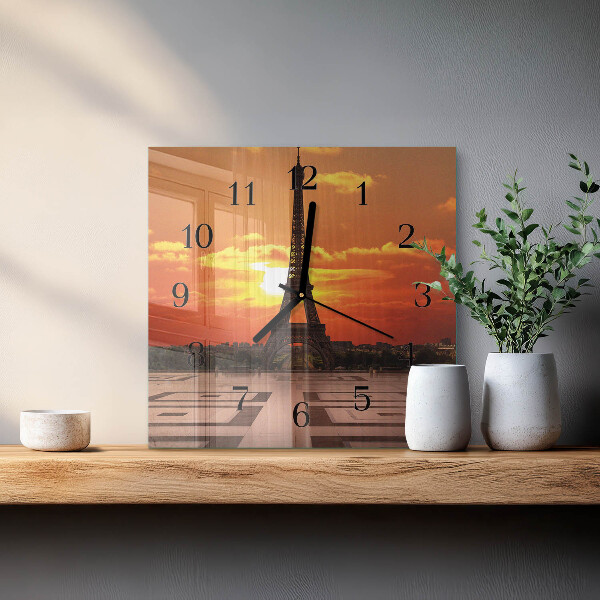Reloj de vidrio Torre Eiffel