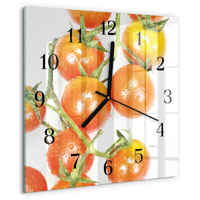 Reloj de vidrio Tomates