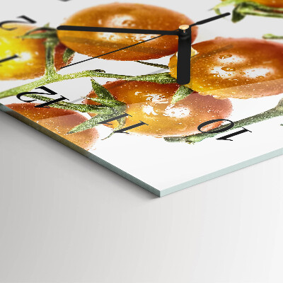 Reloj de vidrio Tomates