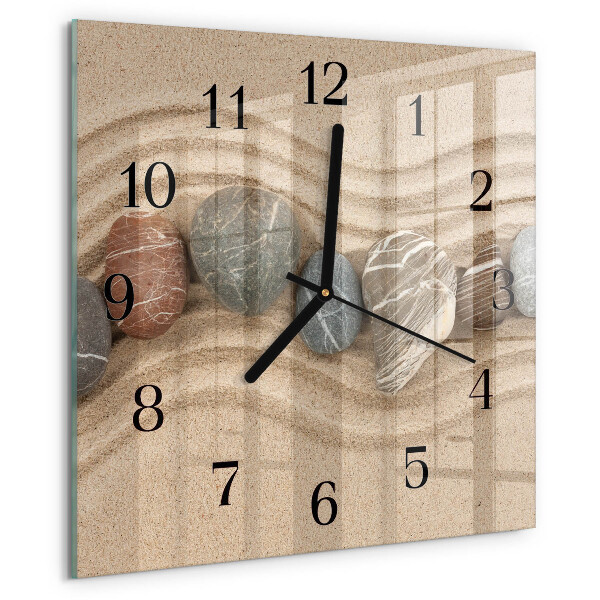 Reloj de vidrio Piedras Arena