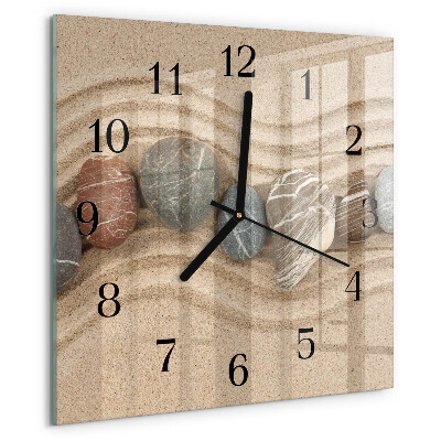 Reloj de vidrio Piedras Arena