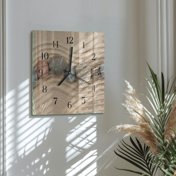 Reloj de vidrio Piedras Arena
