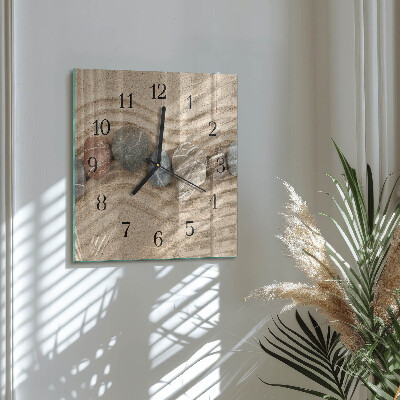Reloj de vidrio Piedras Arena