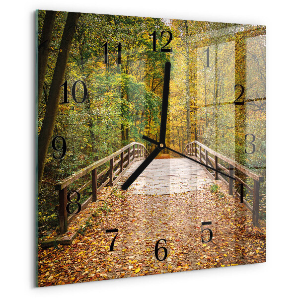 Reloj de vidrio Puente del bosque