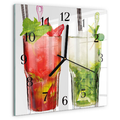 Reloj de vidrio Cócteles