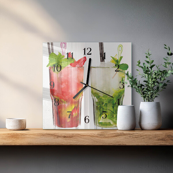 Reloj de vidrio Cócteles