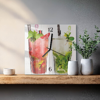 Reloj de vidrio Cócteles