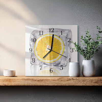 Reloj de vidrio Helado de naranja